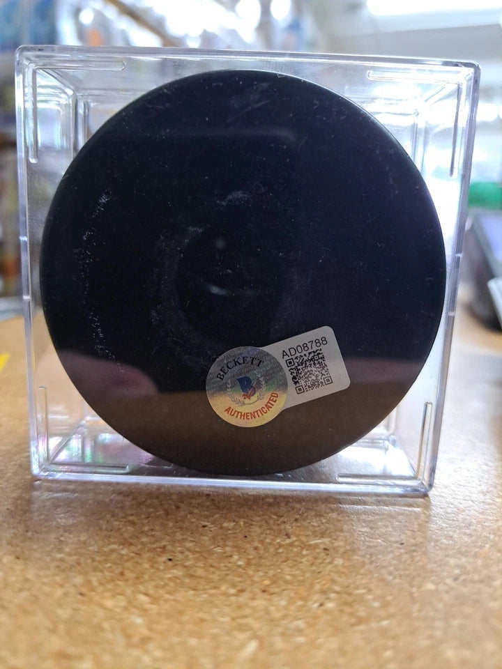 Andrei Svechnikov Beckett Authenticated Autographed Hockey Puck