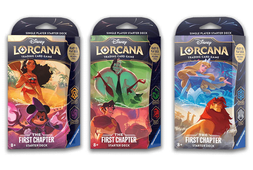 Lorcana First Chapter Starter Deck.