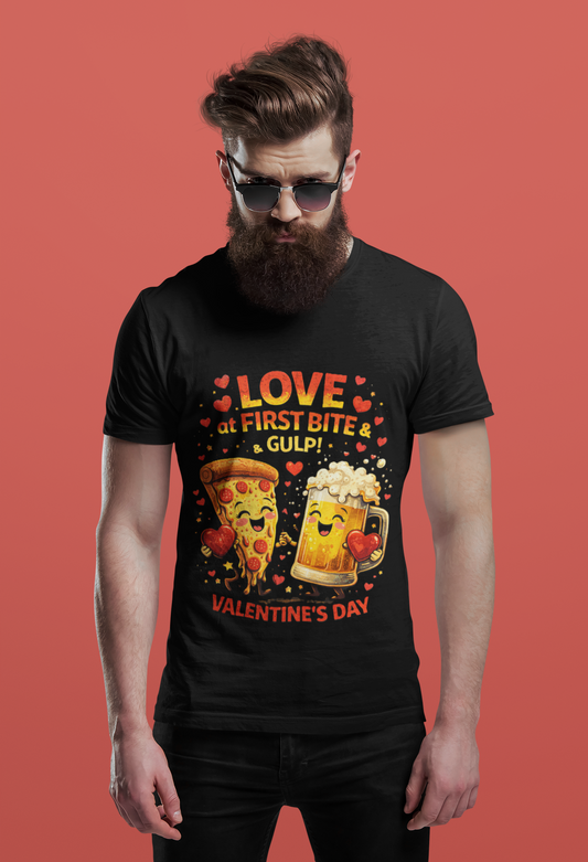 Pizza and Beer Valentine's Day Shirt