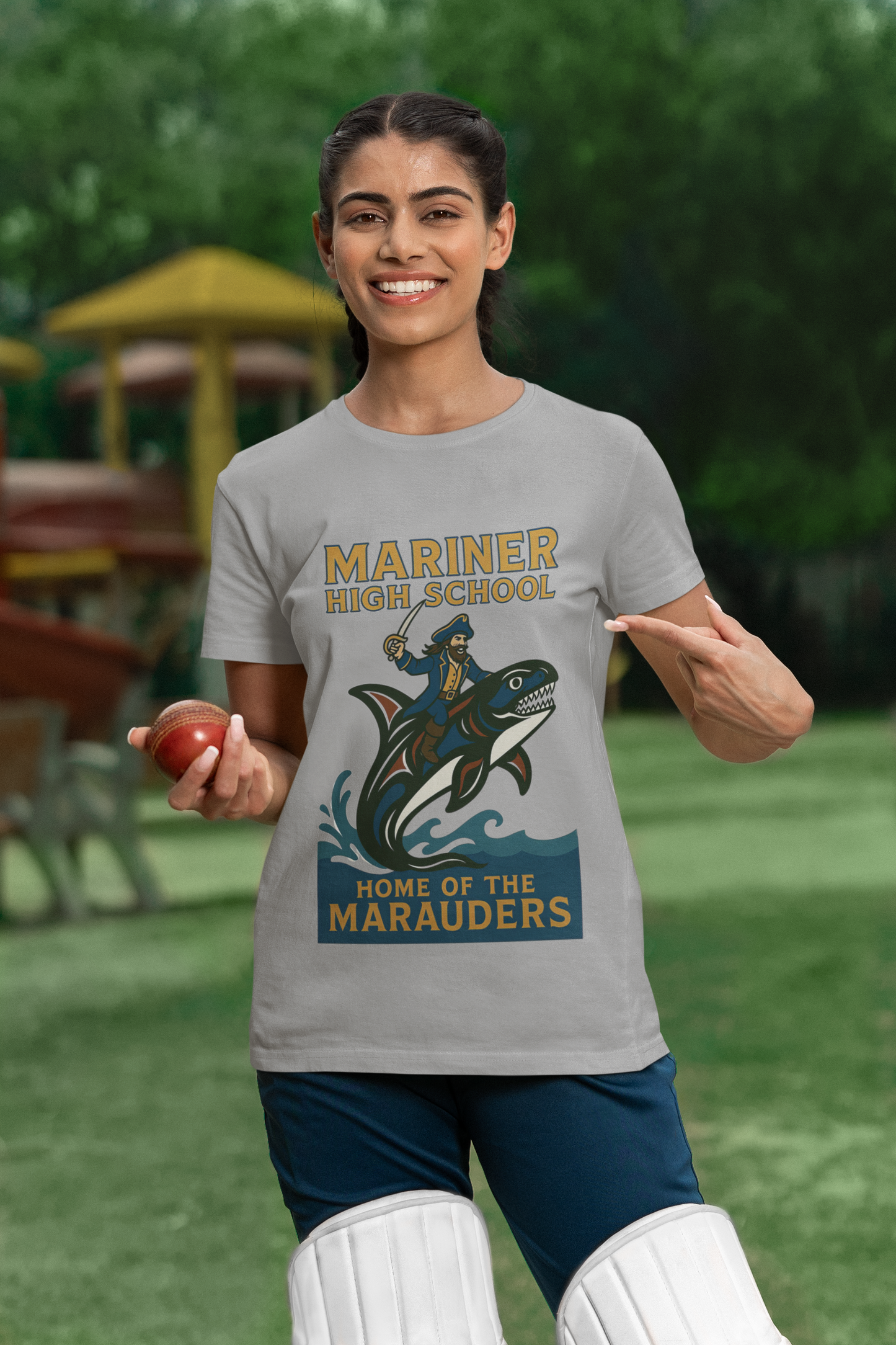 Mariner Marauder Short Sleeve T-Shirt (Home of the Marauders)
