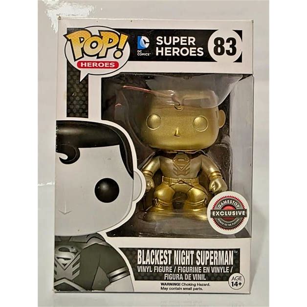 Funko Pop DC Comics Super Heroes Blackest Night Superman #83