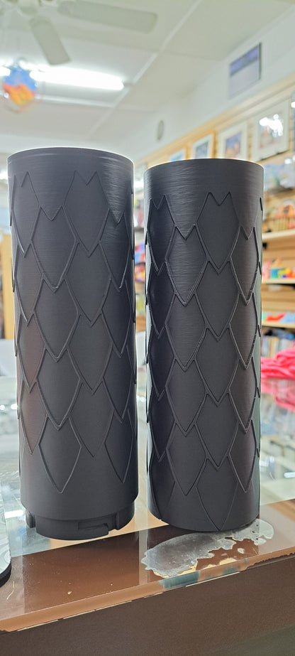 3D Printed Dragon Scale Playmat Storage Tube