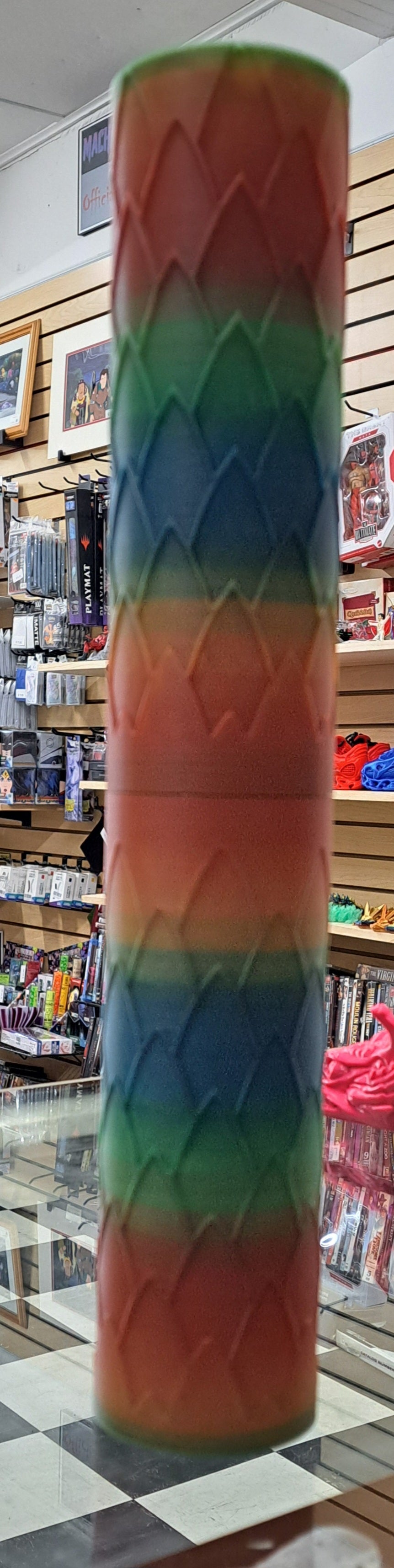 3D Printed Dragon Scale Playmat Storage Tube