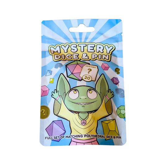 Mystery Dice Goblin Dice and Pin Set