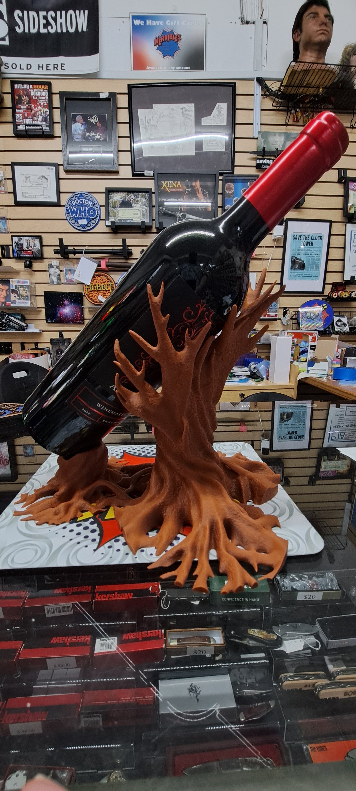 3D Printed Tree Wine Holder