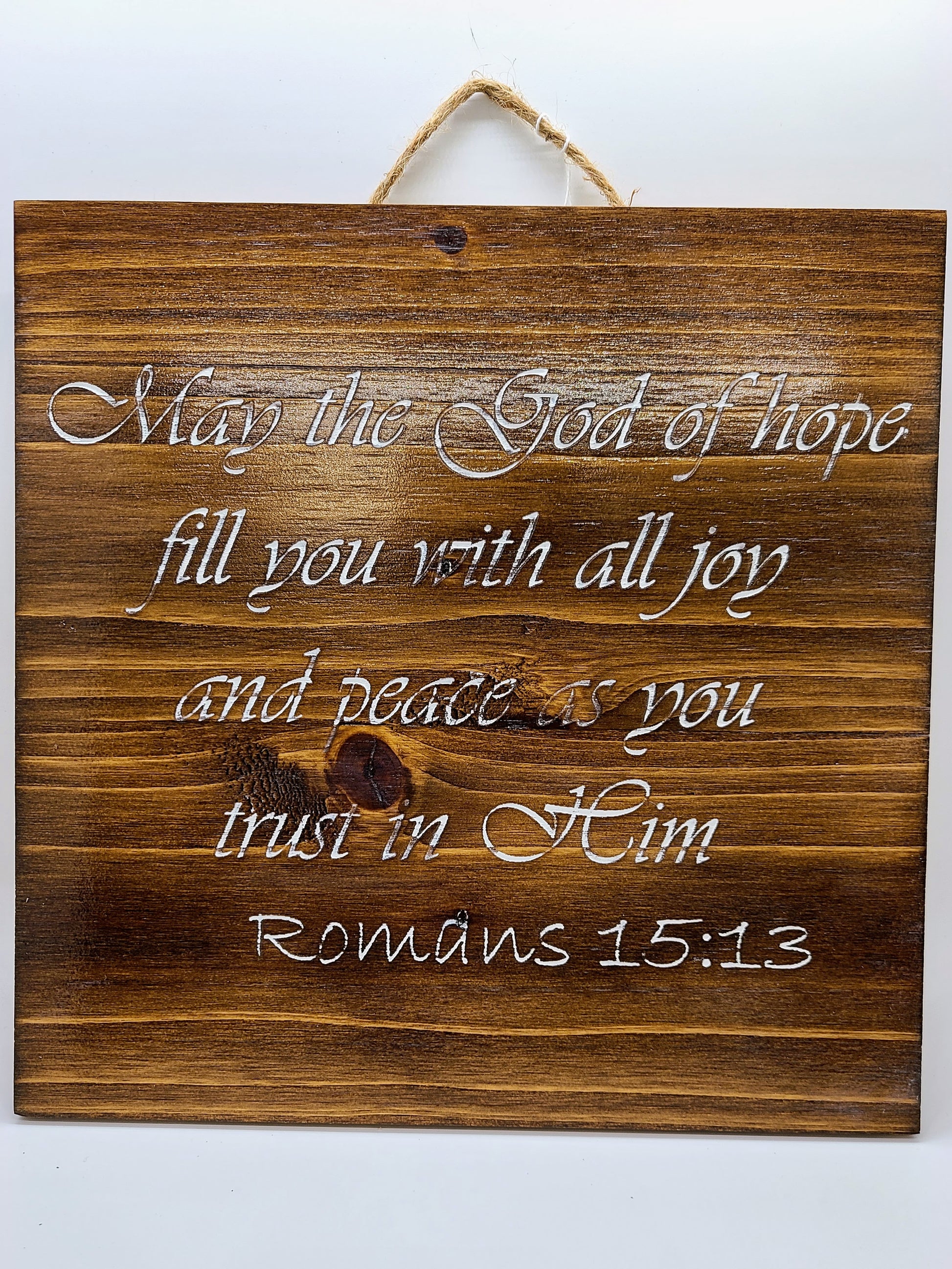 The God of Hope 10x10 Sign.