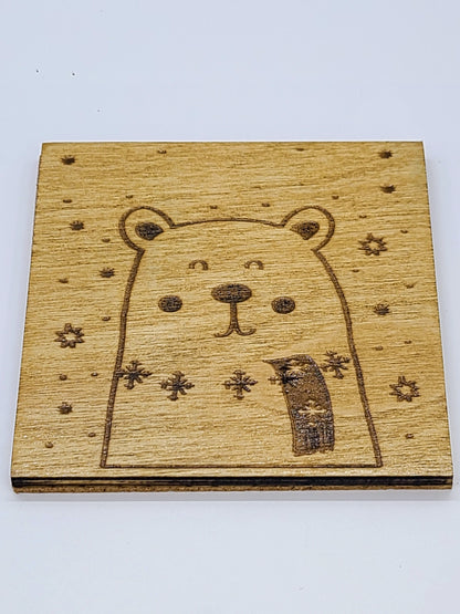 Polar Bear Coasters.