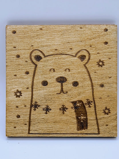 Polar Bear Coasters.