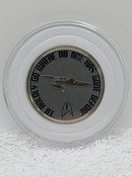 Star Trek coin.