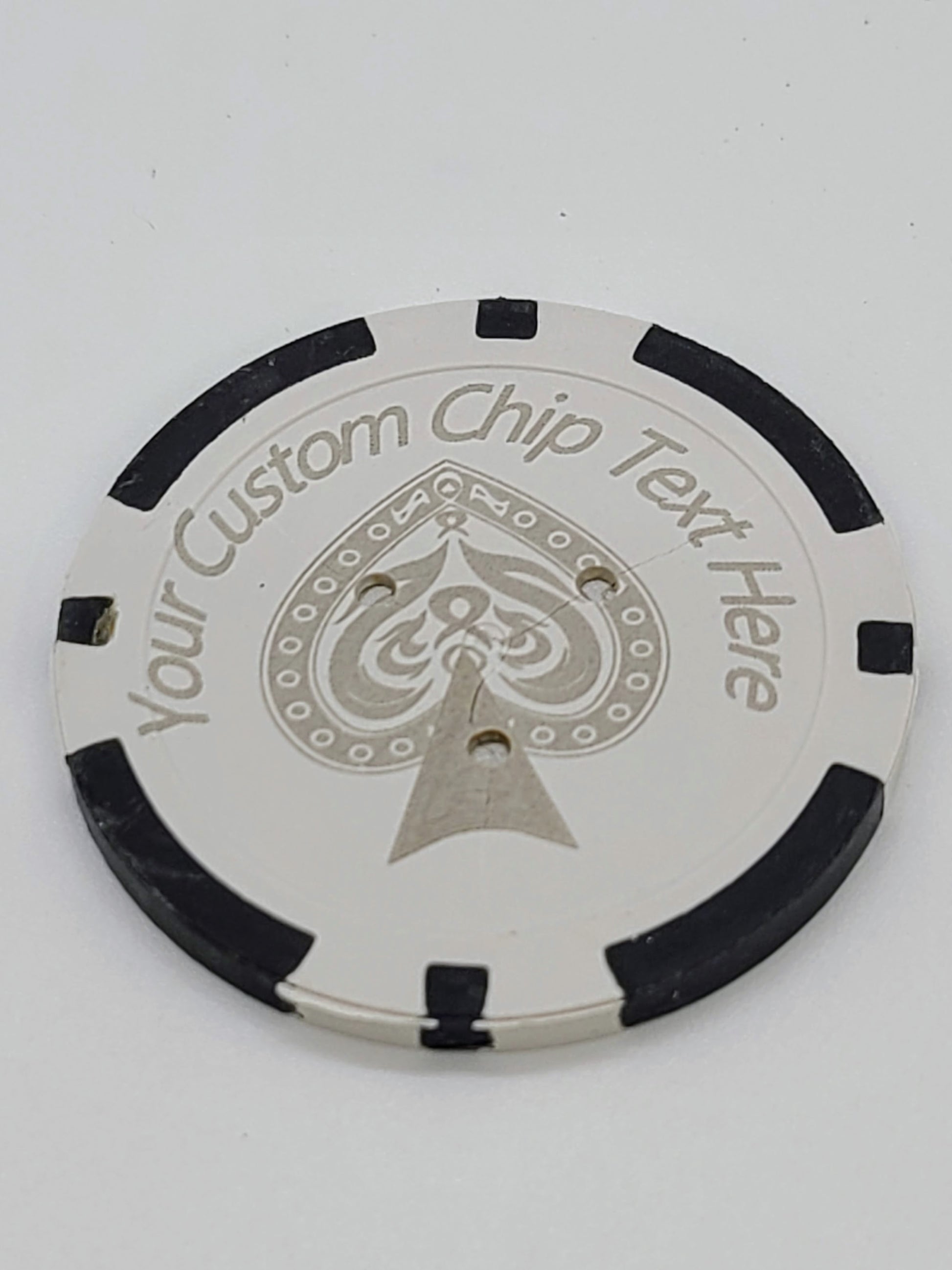 Custom poker chip.