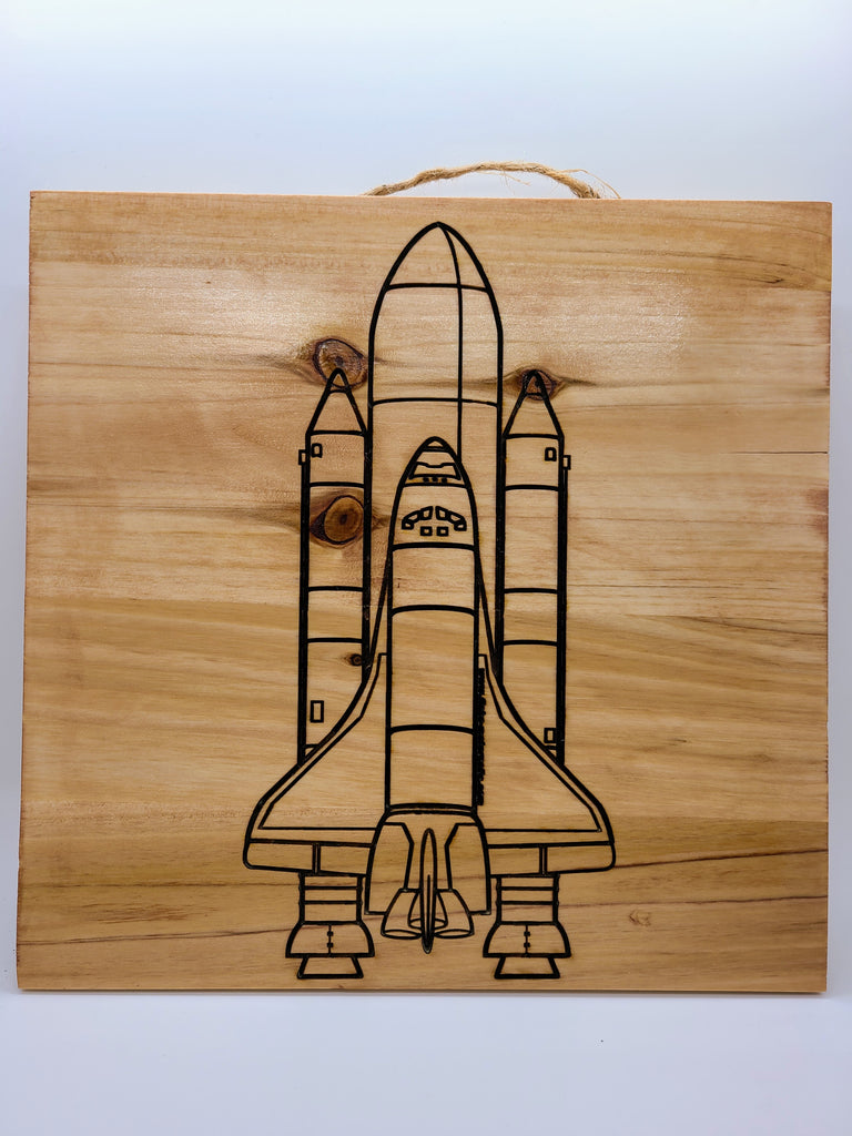 Rocket Ship Sign.