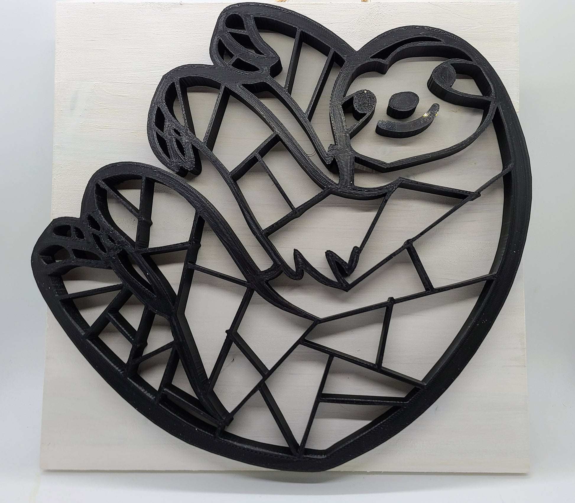 Sloth 10"x10" sign.