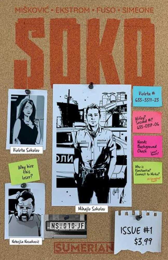 Soko #1 (Of 4) Cover G Limited Edition Antonio Fuso And Steve Ekstrom Variant (Mature) Allocations May Occur.