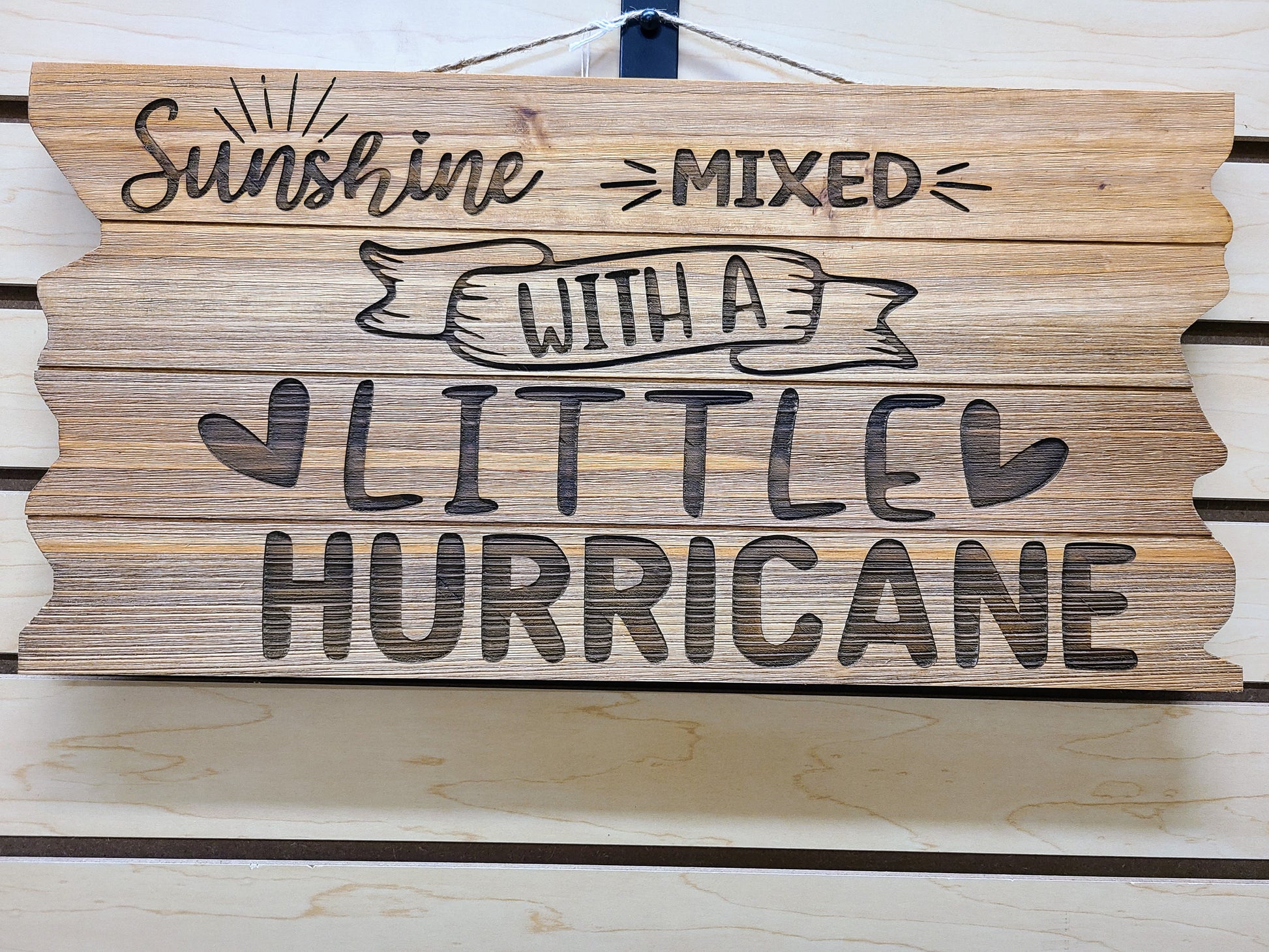 Sunshine mixed with a little hurricane.