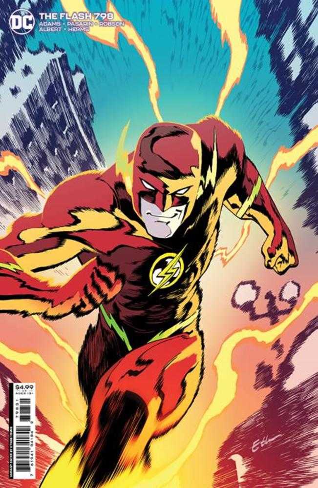 Flash #798 Cover C Ethan Young Card Stock Variant.