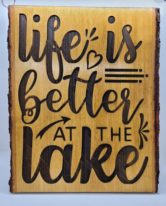 Life is better at the lake.