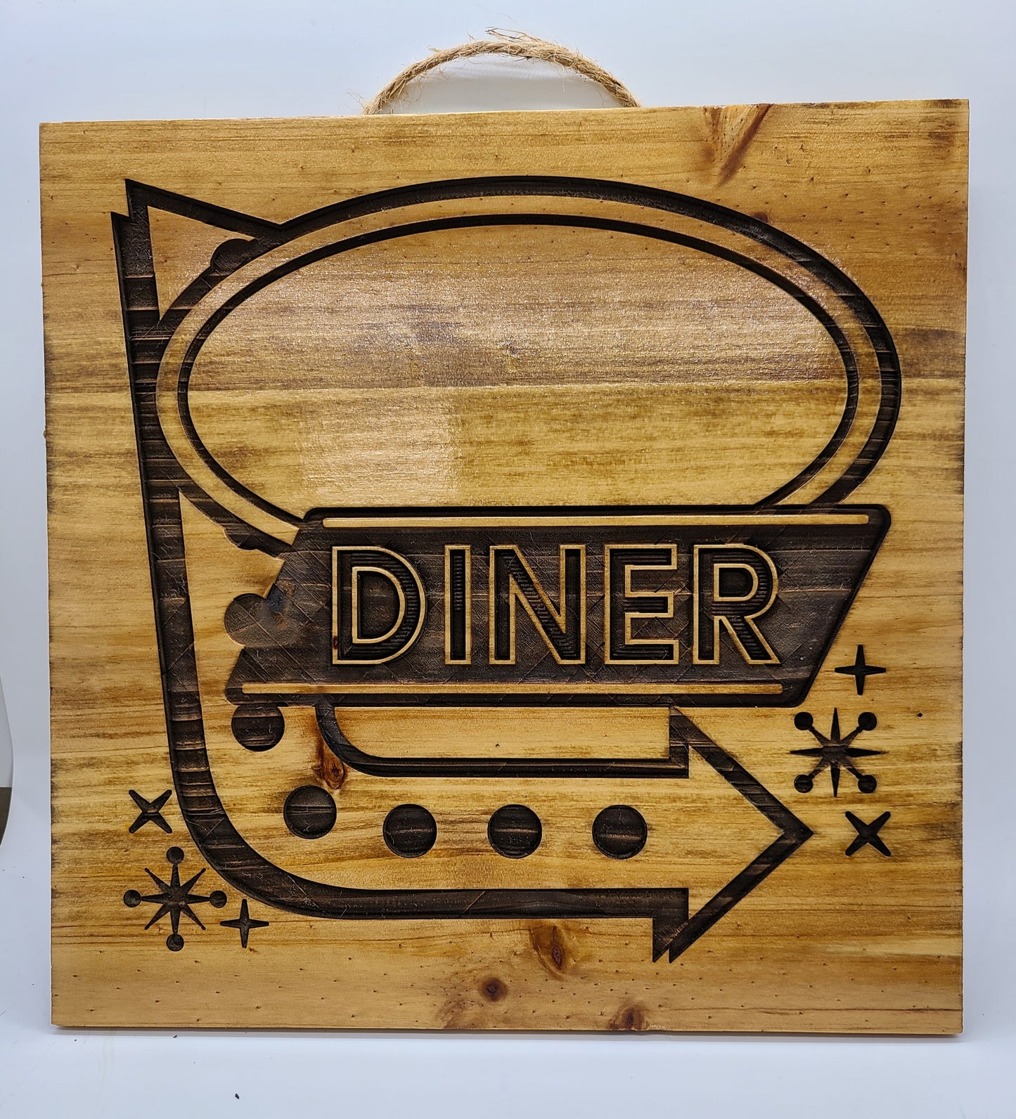 Diner sign.