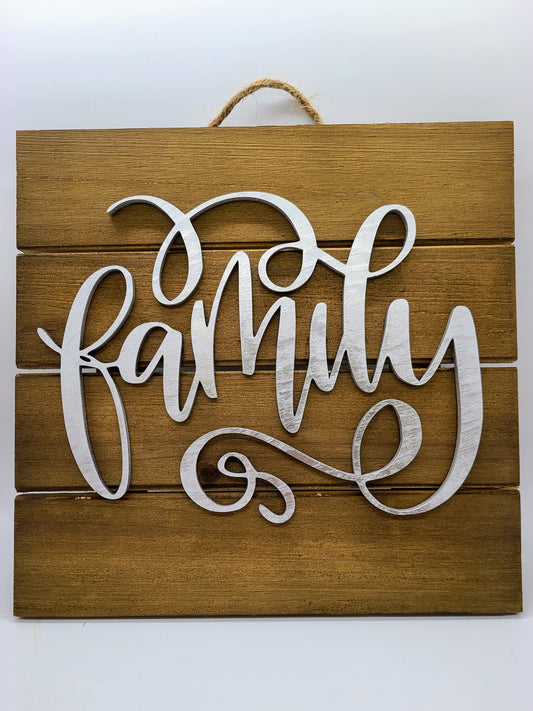 Family cutout.