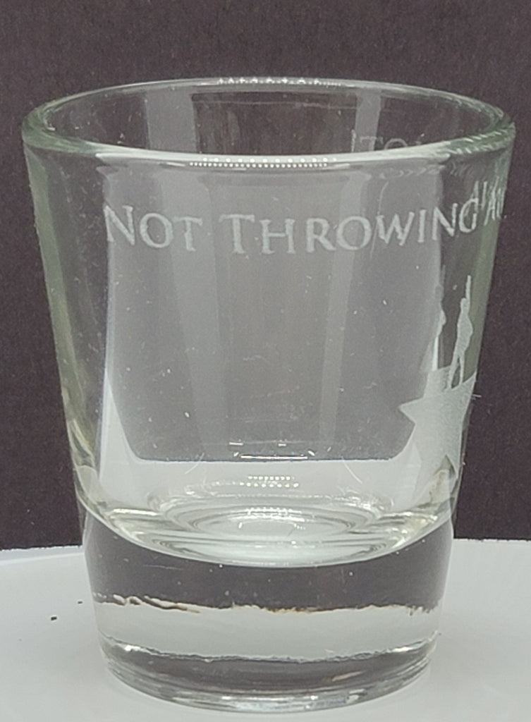 Not Throwing Away My Shot Glass.