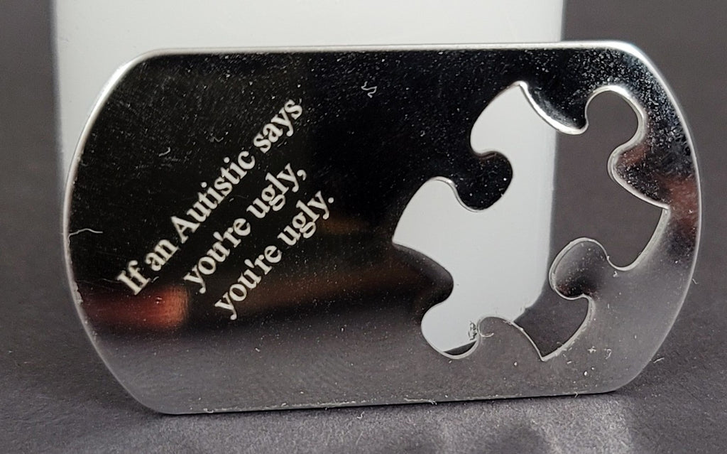 Autism Awareness Dog Tag.