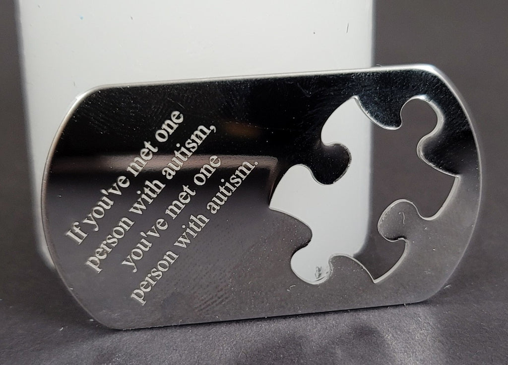 Autism Awareness Dog Tag.