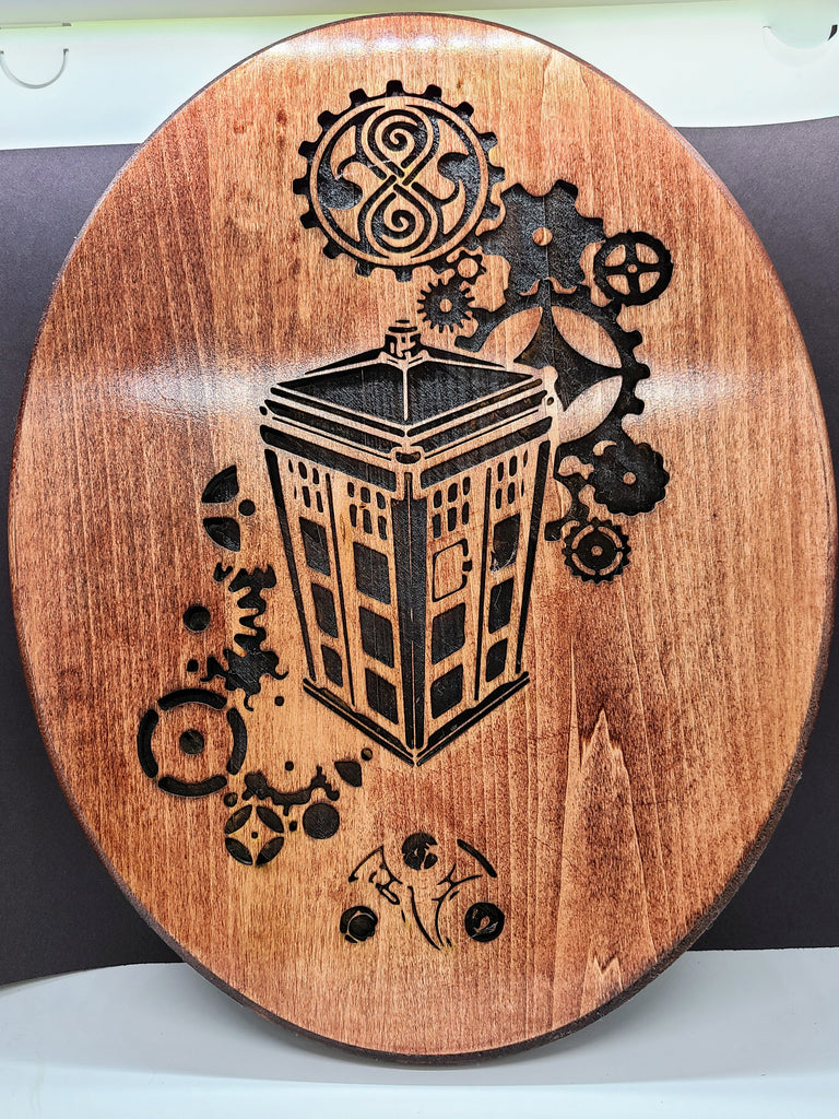 Dr Who plaque.