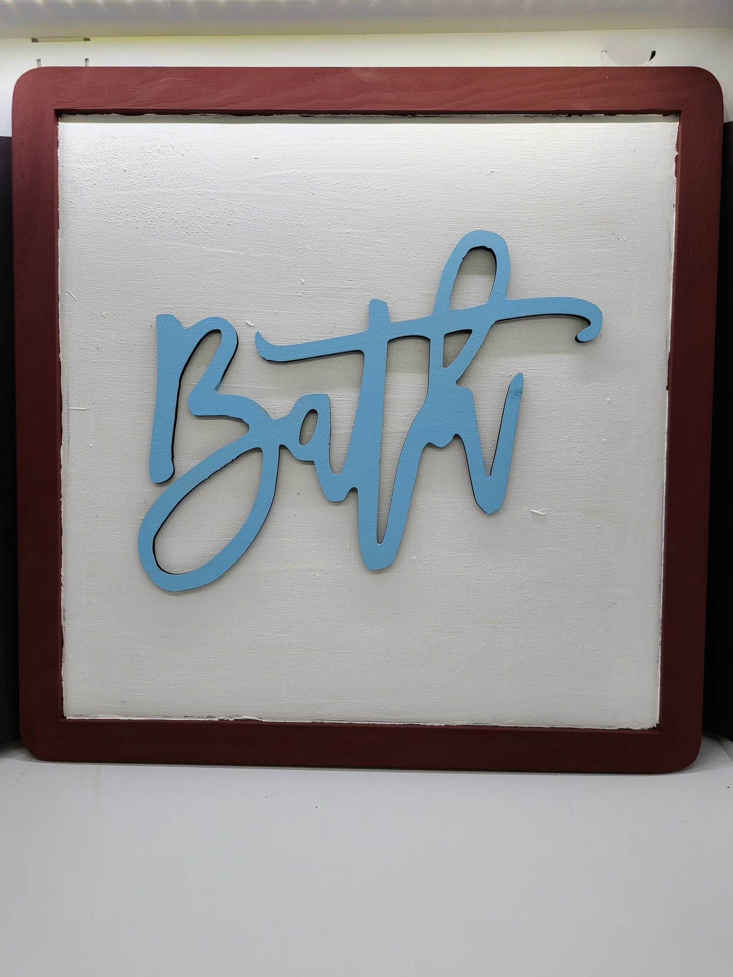 Bath sign.