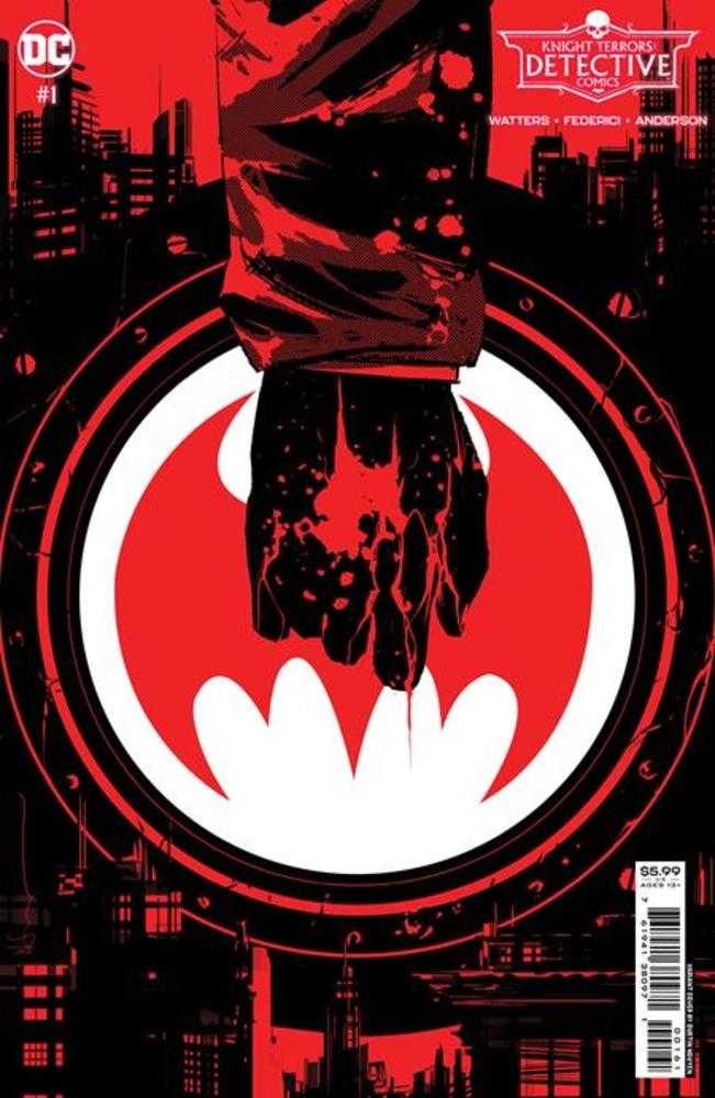 Knight Terrors Detective Comics #1 (Of 2) Cover D Dustin Nguyen Midnight Card Stock Variant.