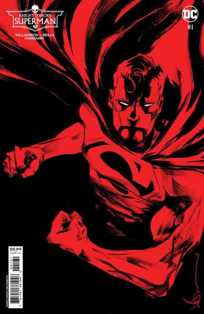 Knight Terrors Superman #1 (Of 2) Cover D Dustin Nguyen Midnight Card Stock Variant.