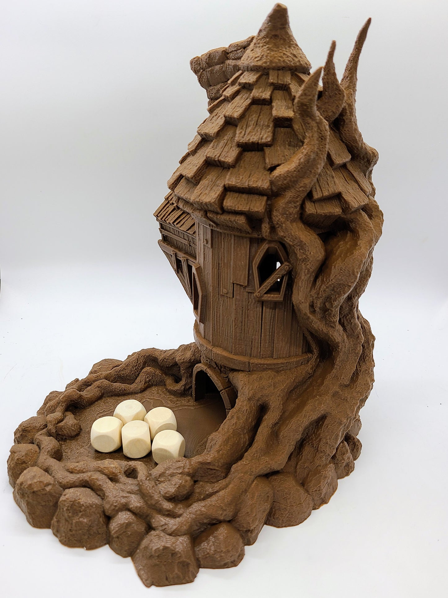 3D Printed Wizard Dice Tower.