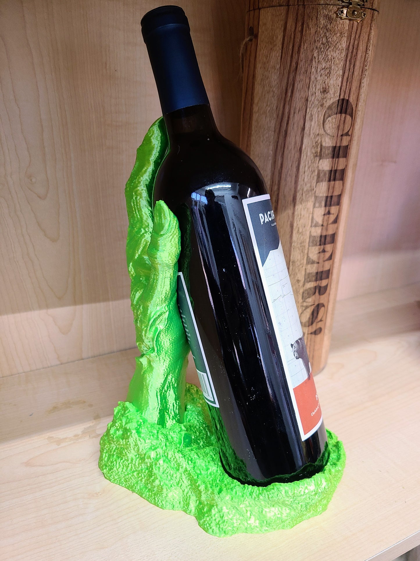 Zombie Wine Bottle Holder - 3D Printed.