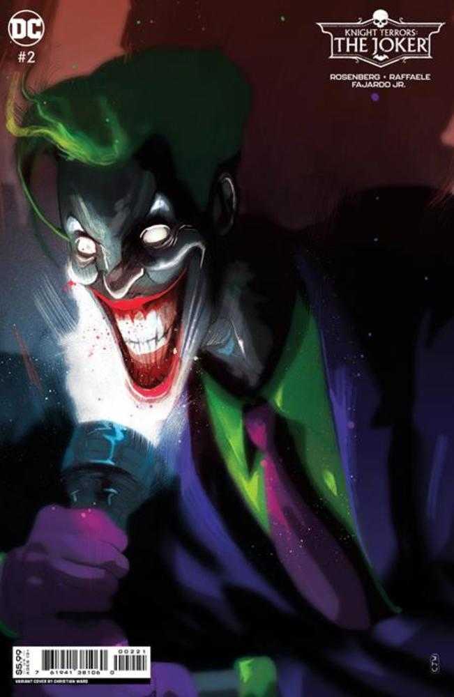 Knight Terrors Joker #2 (Of 2) Cover B Christian Ward Card Stock Variant.