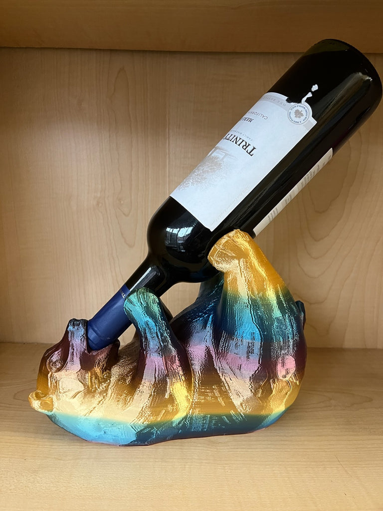 Bear Wine Bottle Holder.