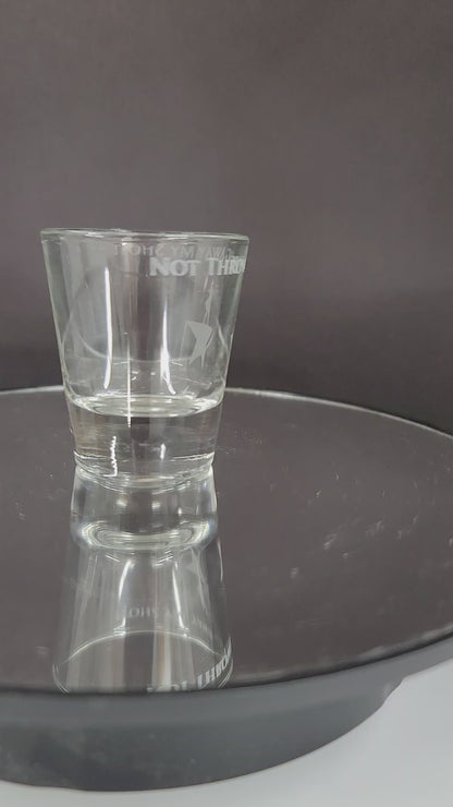 Not Throwing Away My Shot Glass