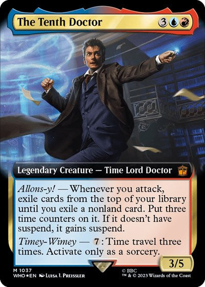 Time-Traveling Doctor: Extended Art Surge Foil.