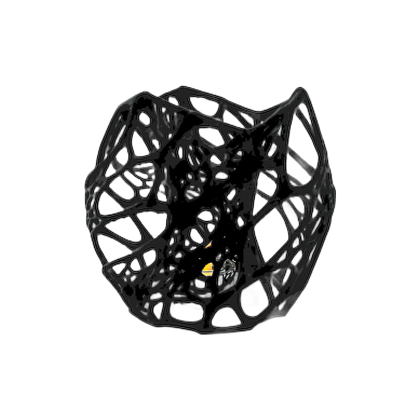 3D Printed LED Candle Holder Black (L)