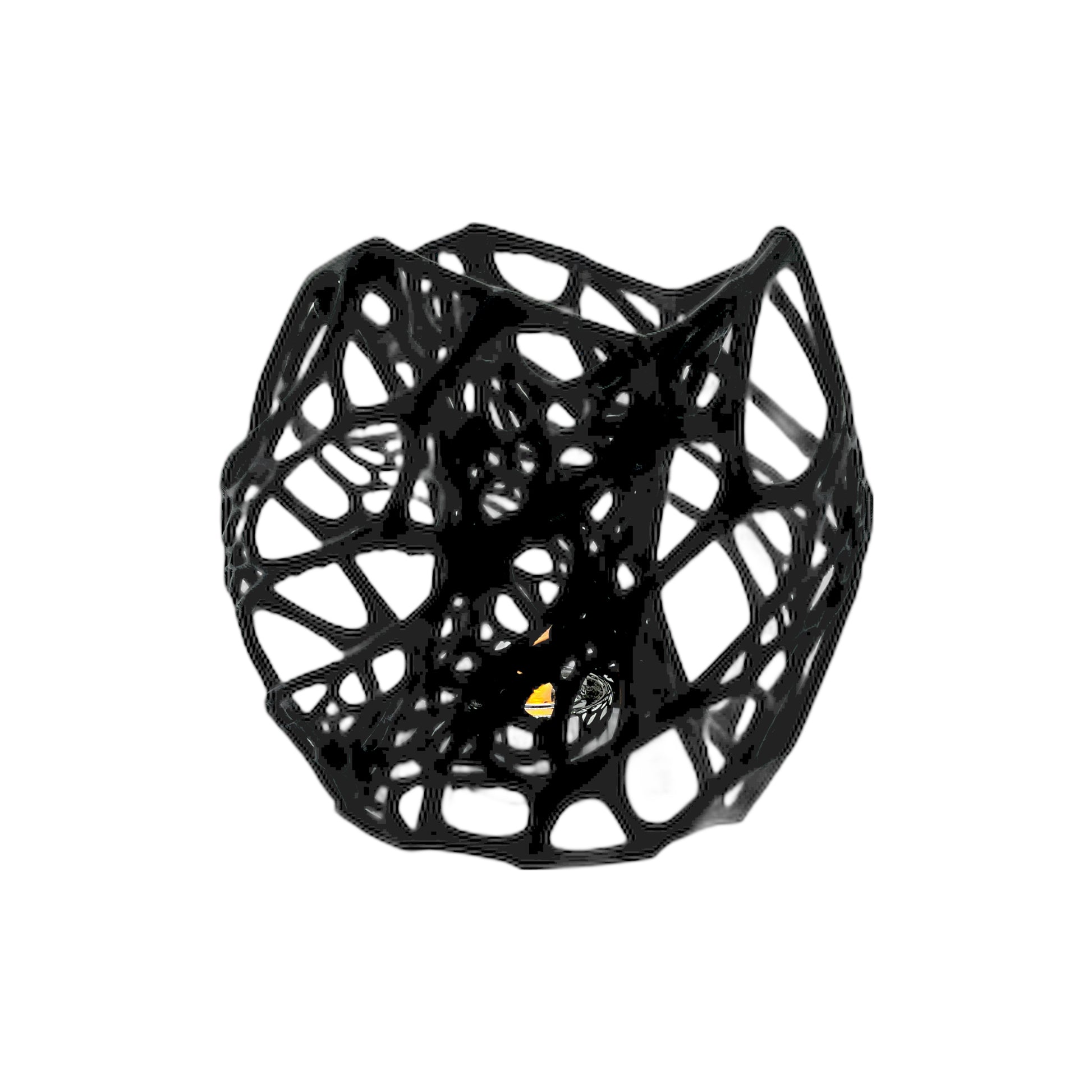 3D Printed LED Candle Holder Black (L)