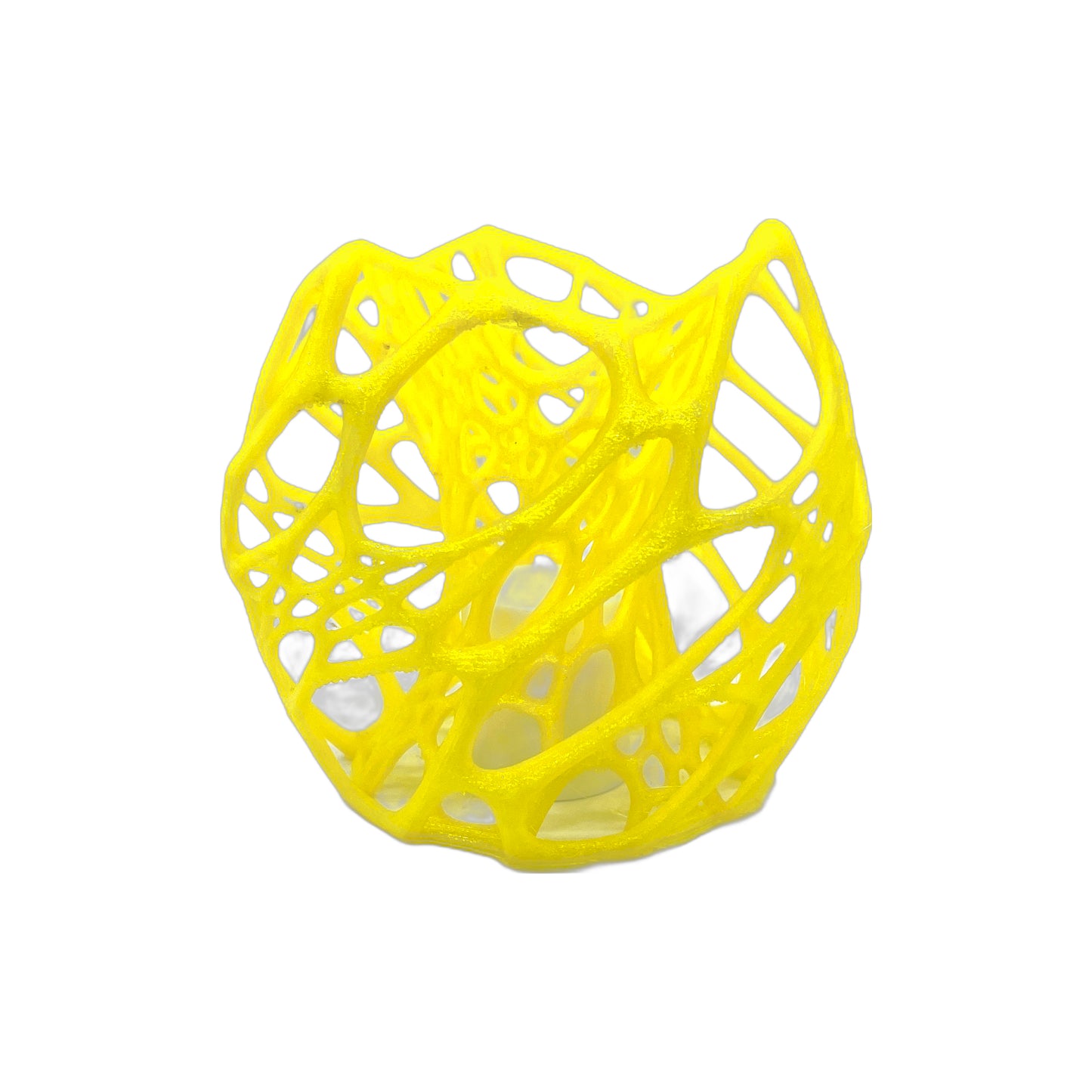 3D Printed LED Candle holder Yellow (L)