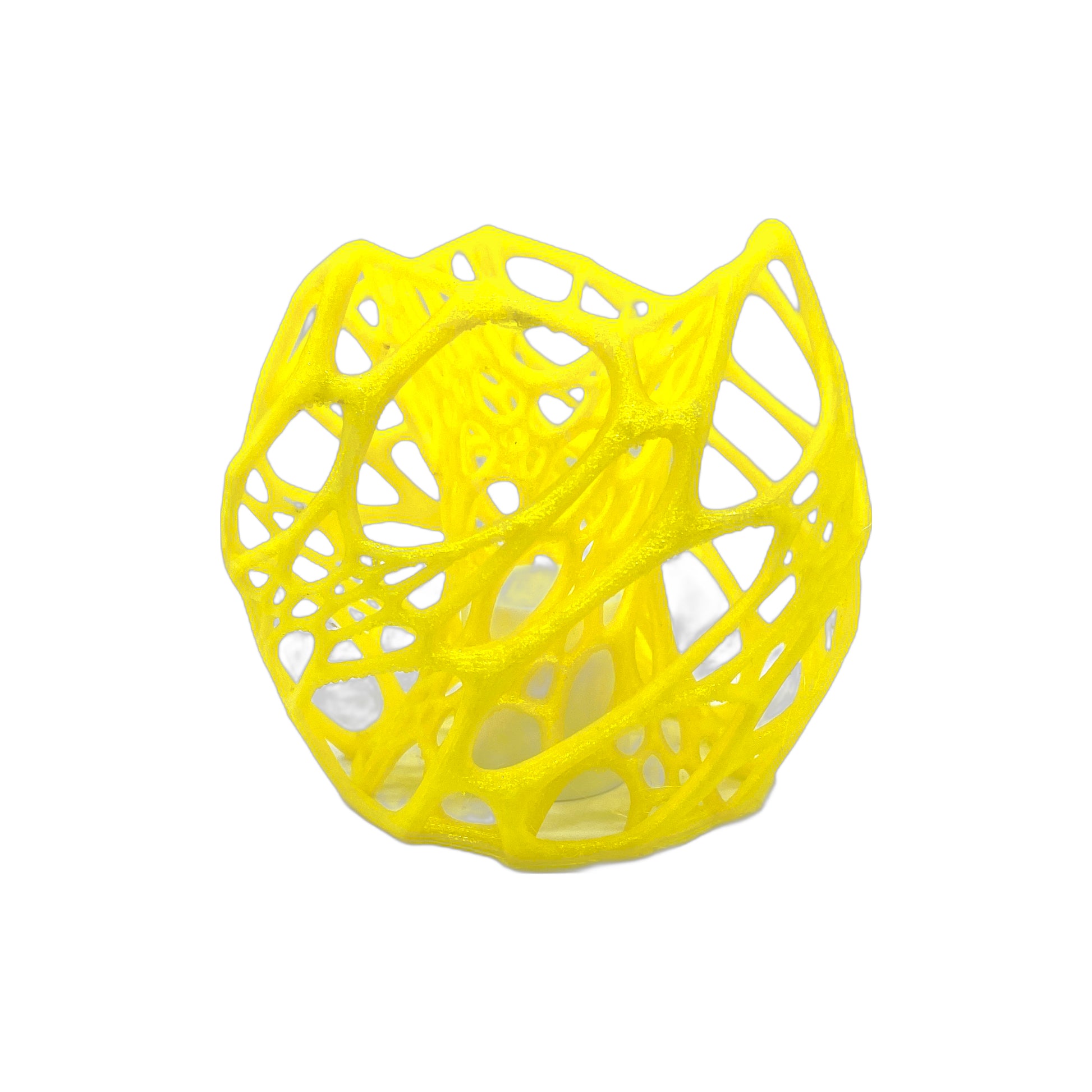 3D Printed LED Candle holder Yellow (L)