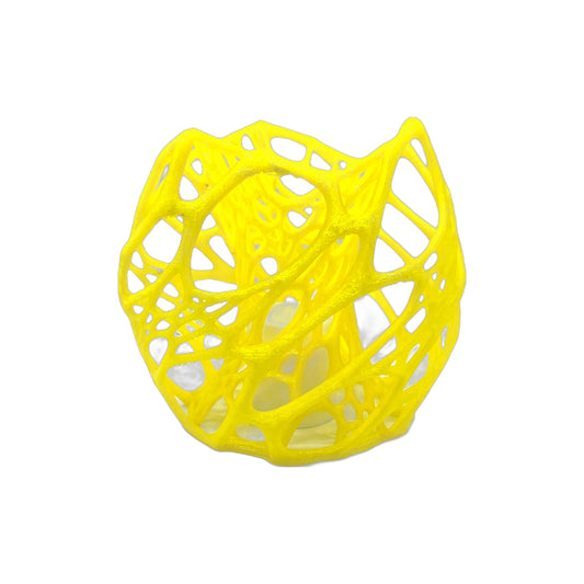 3D Printed LED Candle holder Yellow (L)
