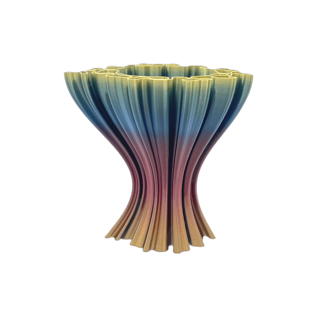 3D Printed Wavy Vase Multi