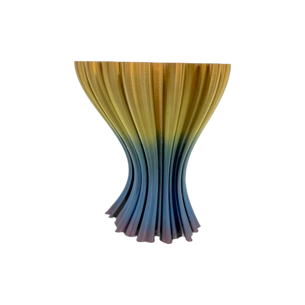 3D Wavy Vase Multi